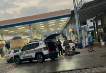 Homem é preso em Luiz Alves após tentar atear fogo em posto de combustíveis