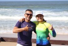 Penhense Rebeka Klotz estreia no Mundial de Stand Up Paddle nesta sexta-feira, dia 29