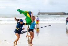 Stand Up Paddle : Rebeka Klotz conquista o 4º lugar no Mundial e faz história