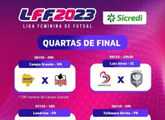 Luiz Alves sedia jogo da Liga Nacional de Futsal Feminino nesta sexta-feira, 6