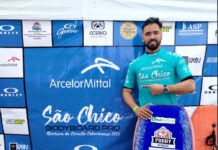 Atleta de Penha conquista terceiro lugar no Catarinense de Bodyboarding