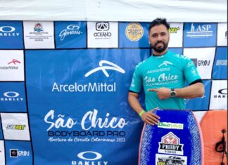 Atleta de Penha conquista terceiro lugar no Catarinense de Bodyboarding