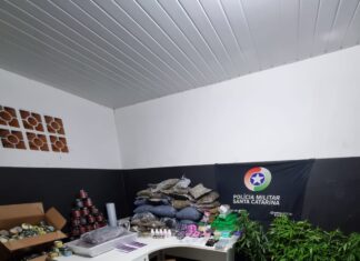 Barra Velha: Quatro traficantes são presos com cerca de 100 quilos de drogas
