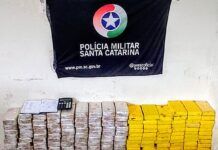 Traficante é preso com mais de 178 quilos de drogas em Balneário Piçarras