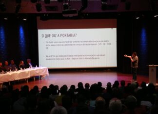Luizinho Américo representa a pesca catarinense em audiência pública no Guarujá (SP)