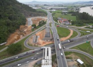 OBRAS: BR-101 em Navegantes terá o trânsito alterado nos próximos dias