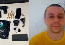 Foragido com sentença de 43 anos de prisão é preso pela Polícia Militar de Barra Velha