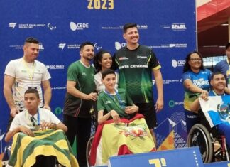 Paratleta de Penha é campeão nacional da Paralimpíadas Escolares