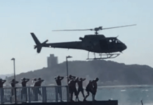 PMSC realiza operação para recuperar a ordem pública na Praia do Trapiche