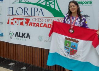 Enxadrista de Penha é destaque no maior torneio aberto de xadrez da América Latina