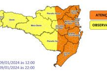 Defesa Civil alerta regiões litorâneas para esta terça-feira, 9: temporais e chuvas intensas