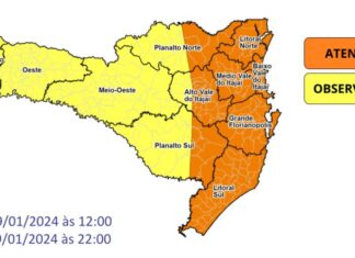 Defesa Civil alerta regiões litorâneas para esta terça-feira, 9: temporais e chuvas intensas