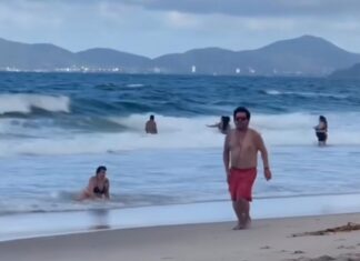 Betinhu. O banhista dançarino da praia de Balneário Piçarras