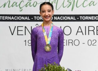 Atleta de Barra Velha conquista o título do Campeonato Brasileiro de Patinação Artística