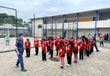 Corpo de Bombeiros Militar inicia projeto Bombeiro Mirim em Balneário Piçarras