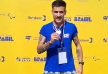 Paratleta da Semel de Balneário Piçarras conquista dois ouros na abertura do Circuito Loterias Caixa