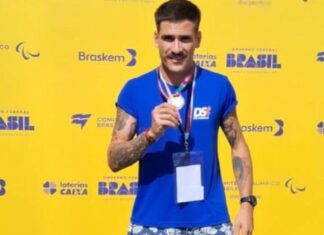 Paratleta da Semel de Balneário Piçarras conquista dois ouros na abertura do Circuito Loterias Caixa