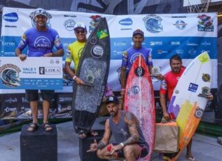 Chero estreia no ASPI Gran Master Tour de Surf com um quarto lugar