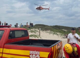 Adolescente de 13 anos morre afogado na praia de Navegantes
