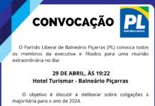 PL de Balneário Piçarras tem reunião para definir sobre coligações na majoritária