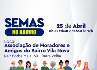 Vila Nova recebe o “SEMAS no Bairro” nesta quinta-feira, 25