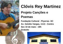 Clóvis Rey Martinez se apresenta no Luiz Telles nesta sexta-feira (10)