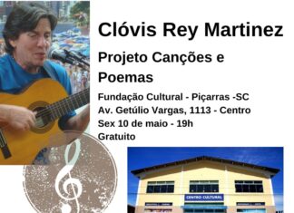 Clóvis Rey Martinez se apresenta no Luiz Telles nesta sexta-feira (10)