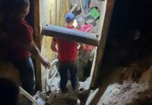 Trabalhador fica soterrado em obra de implantação da rede de esgoto de Penha