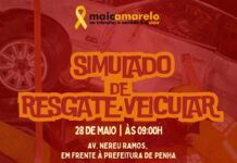 Maio Amarelo: Penha realiza simulado de resgate veicular