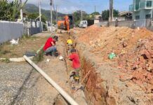 Penha: Iniciada obra de drenagem da Rua Otilio Beduschi