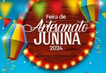Feira de Artesanato Junina na Praça Central de Lauro Carneiro de Loyola