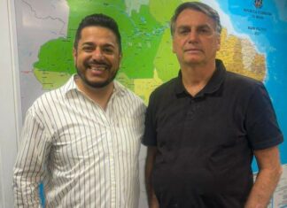 Pré-candidato: Luizinho Américo (PL) tem reunião política com Jair Bolsonaro