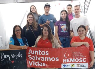 Caravana de Doação de Sangue de Luiz Alves leva vida e solidariedade ao Hemosc