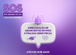 Procuradoria da Mulher de Penha lança campanha de arrecadação de absorventes e fraldas geriátricas