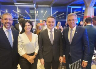 Presidente do União Brasil de Penha participa da posse do novo diretório nacional