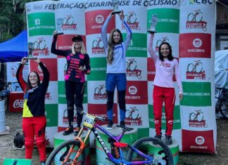 Ciclista de Balneário Piçarras conquista segundo lugar no Catarinense de Downhill