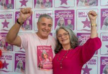 PT de Barra Velha: Betinha é pré-candidata a prefeita com Freitas de vice