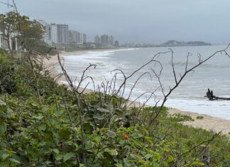 Orla Norte de Balneário Piçarras volta a registrar erosão