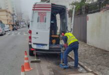 TCE vistoria qualidade da repavimentação de vias contempladas pelo tratamento de esgoto em Balneário Piçarras