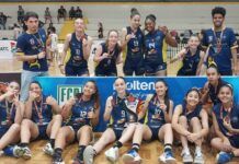 Balneário Piçarras: Basquete feminino sub-15 conquista o terceiro lugar no Campeonato Estadual