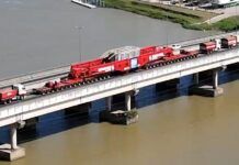 Passagem de carga superdimensionada causará lentidão nas BRs-470 e 101 na próxima segunda