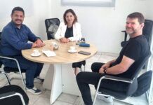 Luizinho Américo (PL) tem primeira reunião oficial com a presidente da Águas de Penha