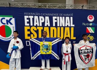 Atletas de Balneário Piçarras brilham no Campeonato Estadual de Karatê