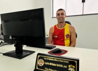 Capitão Manoel deixa o comando de Balneário Piçarras para assumir a Companhia de Barra Velha