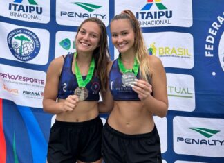 Atletas de Balneário Piçarras são vice-campeãs na Copa Regional Sul de Vôlei de Praia Sub-23