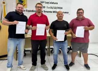 Élinho Quintino (PRD) protocola chapa para presidência da Câmara de Penha