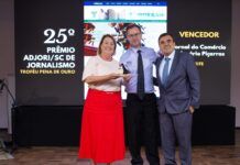 Jornal do Comércio vence categoria Melhor Site no 25º Prêmio Adjori/SC de Jornalismo