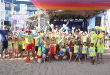 Crianças do programa Golfinho fazem a festa no carnaval em Barra Velha