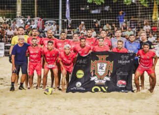 Campeonato Municipal de Beach Soccer revela campeões em jogos emocionantes