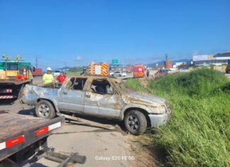 Navegantes: Mulher morre em acidente na BR-470
